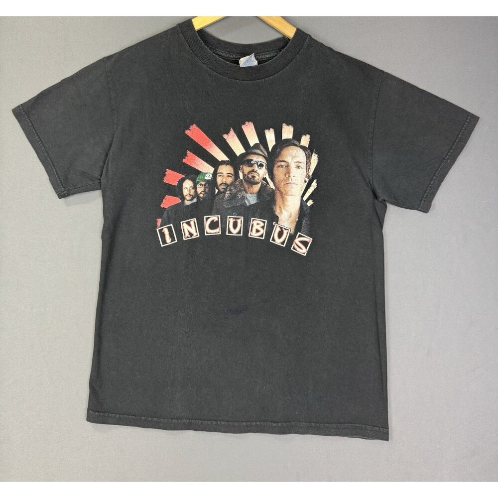 Vintage Y2K Incubus Band Tee Rare Black Shirt Album Tour Concert Medium Promo